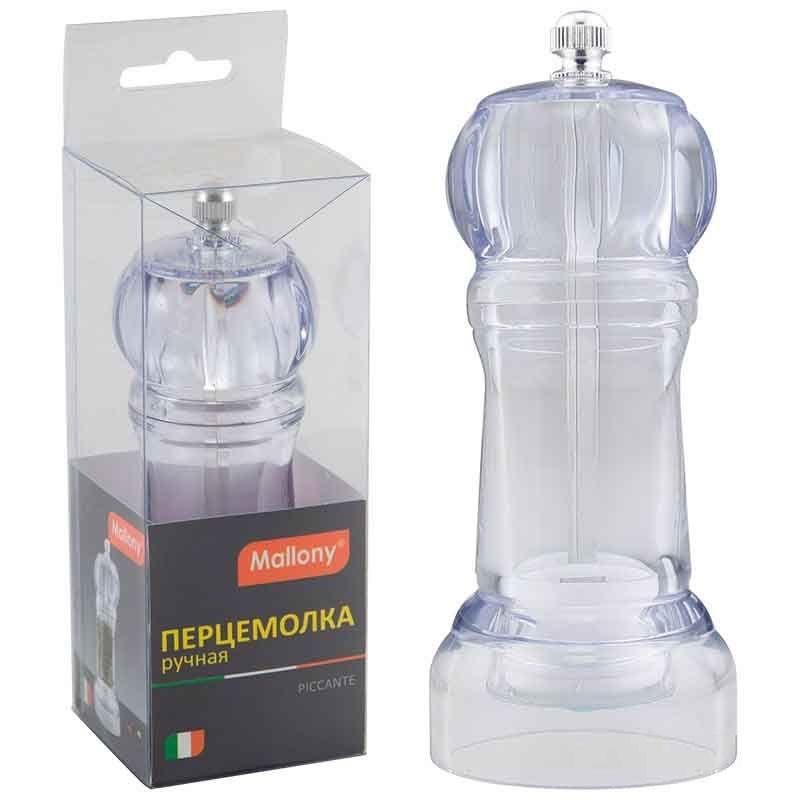 Перцемолка ручная Mallony PICCANTE 14см
Перцемолка ручная Mallony PICCANTE 14см