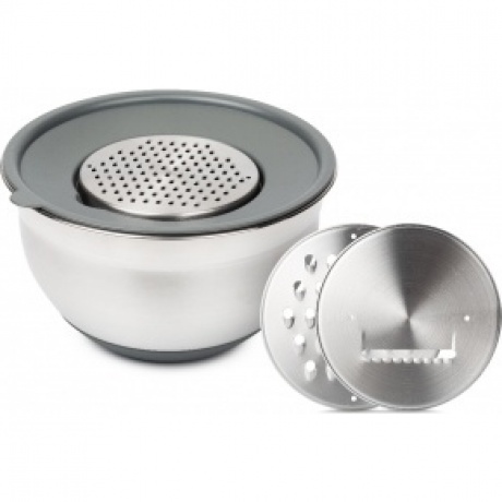 Миска GRATE IT 3л с крышкой 3 терки ATTRIBUTE STEEL ASG003
Миска GRATE IT 3л с крышкой 3 терки ATTRIBUTE STEEL ASG003