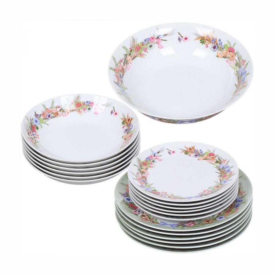 Столовый набор DOMENIK CROWN OF FLOWERS 19 пр, фарфор
Столовый набор DOMENIK CROWN OF FLOWERS 19 пр, фарфор