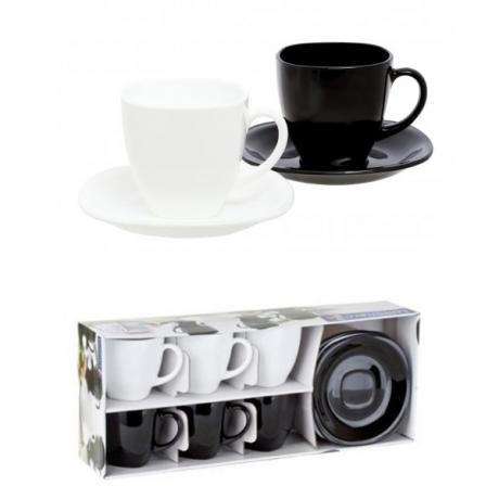 Чайный набор LUMINARC КАРИН 220мл черно-белый
Чайный набор LUMINARC КАРИН 220мл черно-белый