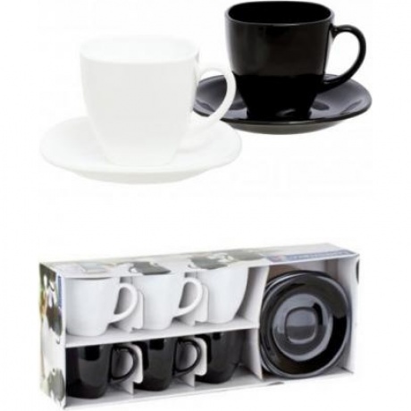 Чайный набор LUMINARC КАРИН 220мл черно-белый
Чайный набор LUMINARC КАРИН 220мл черно-белый