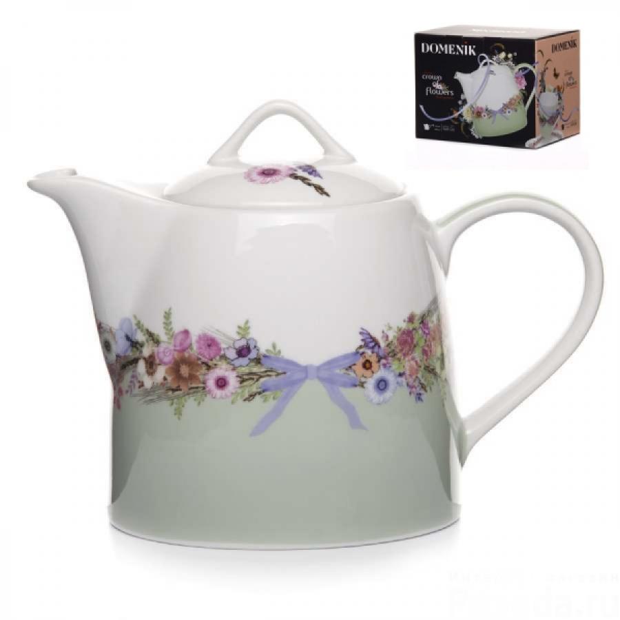 Чайник заварочный DOMENIK CROWN OF FLOWERS 800мл
Чайник заварочный DOMENIK CROWN OF FLOWERS 800мл