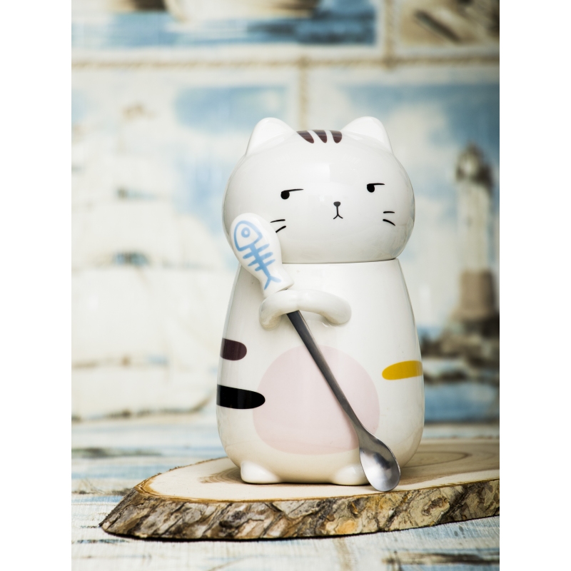 Кружка Эврика Кот с ложкой №1 98694
Кружка Эврика Кот с ложкой №1 98694