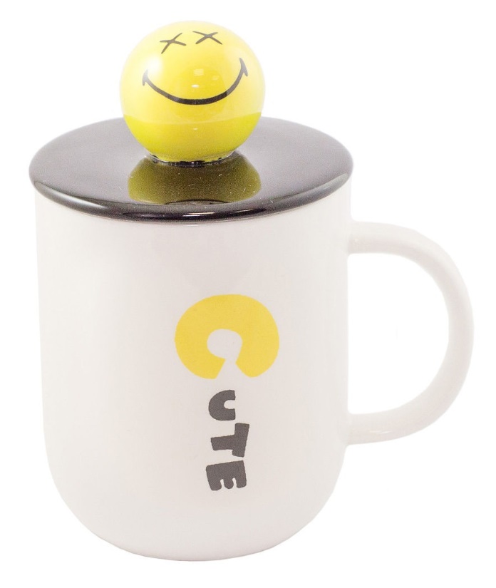 Кружка Эврика Смайл с ложкой Милый 99283
Кружка Эврика Смайл с ложкой Милый 99283