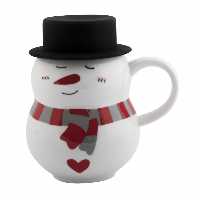 Кружка Эврика Снеговик в шляпе 1 300 мл 99394
Кружка Эврика Снеговик в шляпе 1 300 мл 99394