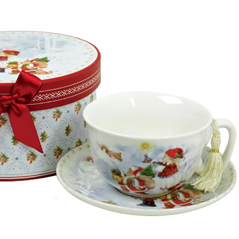 Чайная пара SIJ Новогодние подарки NC19022 220мл
Чайная пара SIJ Новогодние подарки NC19022 220мл