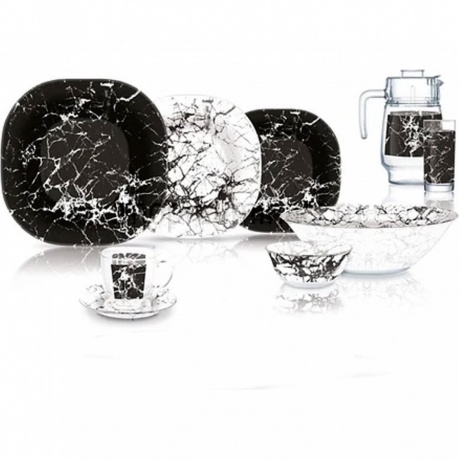 Набор столовый CARINA MARBLE BLACK 44 предмета LUMINARC V2709
Набор столовый CARINA MARBLE BLACK 44 предмета LUMINARC V2709