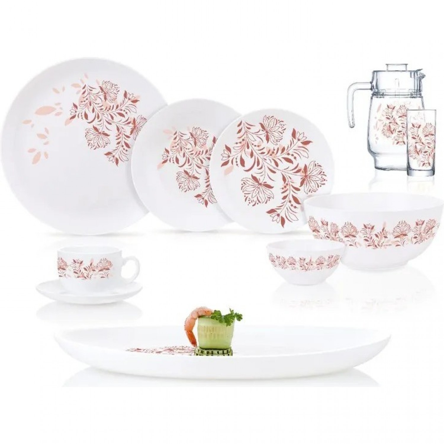 Набор столовый DIWALI FRESCURA PINK 46 предметов LUMINARC Q7907
Набор столовый DIWALI FRESCURA PINK 46 предметов LUMINARC Q7907