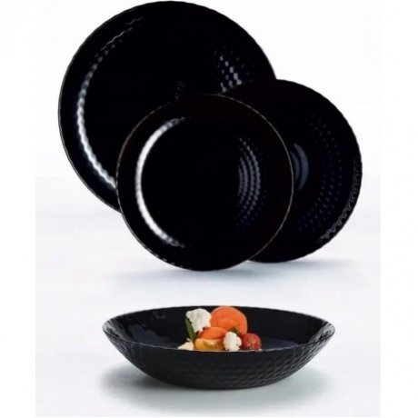 Набор столовый PAMPILLE BLACK 18 предметов LUMINARC Q6157
Набор столовый PAMPILLE BLACK 18 предметов LUMINARC Q6157