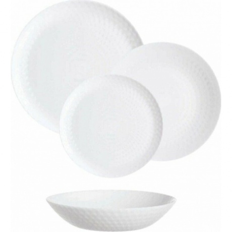 Набор столовый PAMPILLE WHITE 18 предметов LUMINARC Q6153
Набор столовый PAMPILLE WHITE 18 предметов LUMINARC Q6153