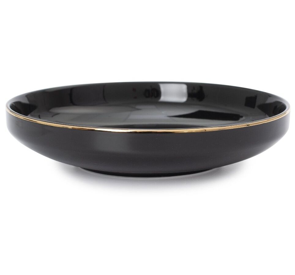 Тарелка суповая BLACK GOLD 19см DOMENIK DM3012
Тарелка суповая BLACK GOLD 19см DOMENIK DM3012
