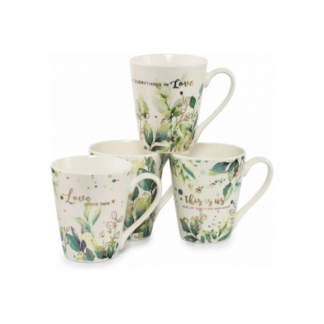 Набор кружек DOMENIK GREEN LEAFS 4шт 300мл
Набор кружек DOMENIK GREEN LEAFS 4шт 300мл