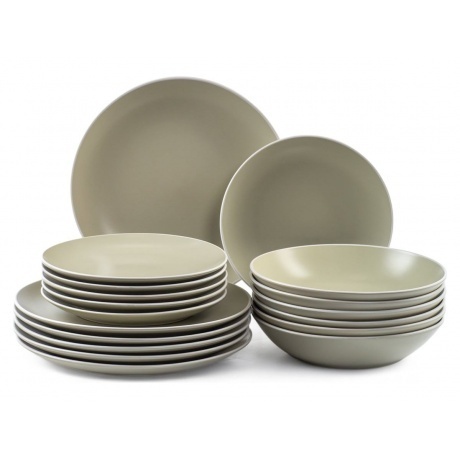 Набор столовый DOMENIK 18 предметов SCANDY OLIVE на 6 персон
Набор столовый DOMENIK 18 предметов SCANDY OLIVE на 6 персон