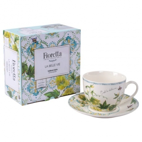 Чайная пара LA BELLE VIE 260мл
Чайная пара LA BELLE VIE 260мл