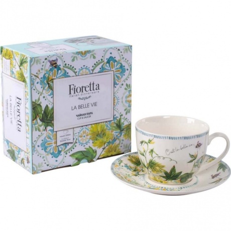 Чайная пара LA BELLE VIE 260мл
Чайная пара LA BELLE VIE 260мл