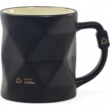 Кружка BLACK&WHITE черная 390мл
Кружка BLACK&WHITE черная 390мл