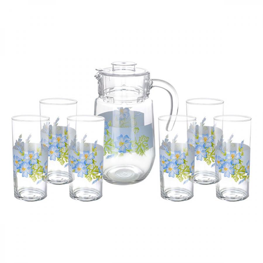 Набор питьевой ENDURA BLUE RIVER 7 предметов, Прозрачный
Набор питьевой ENDURA BLUE RIVER 7 предметов, Прозрачный