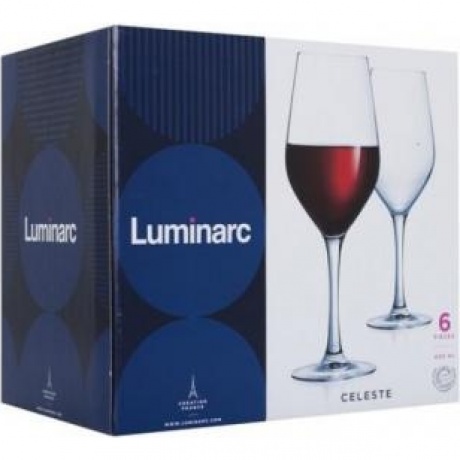 Набор бокалов LUMINARC СЕЛЕСТ для вина 450мл 6шт
Набор бокалов LUMINARC СЕЛЕСТ для вина 450мл 6шт