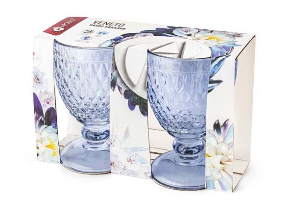 Набор бокалов APOLLO Veneto 2 пр. голубой
Набор бокалов APOLLO Veneto 2 пр. голубой