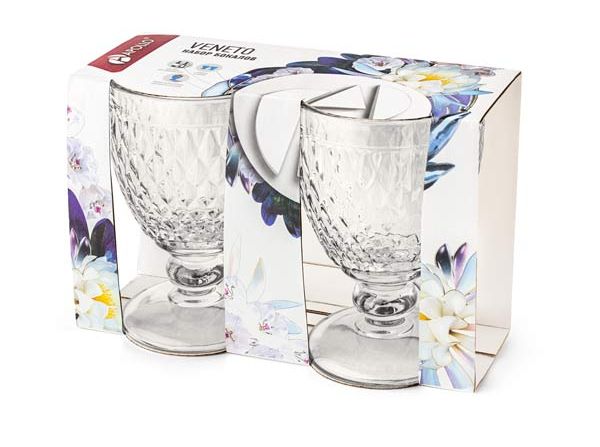 Набор бокалов APOLLO Veneto 2 пр. прозрачный
Набор бокалов APOLLO Veneto 2 пр. прозрачный