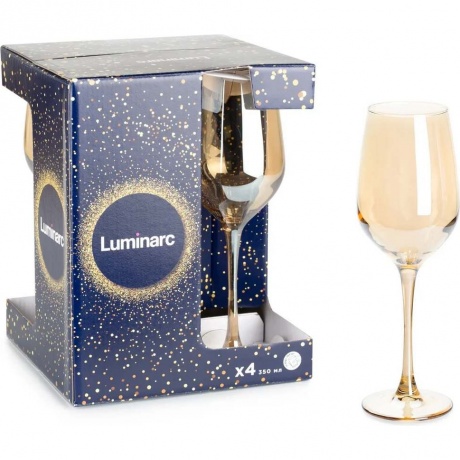 Набор бокалов для вина ЗОЛОТОЙ МЕД 4шт 350мл LUMINARC P9304
Набор бокалов для вина ЗОЛОТОЙ МЕД 4шт 350мл LUMINARC P9304