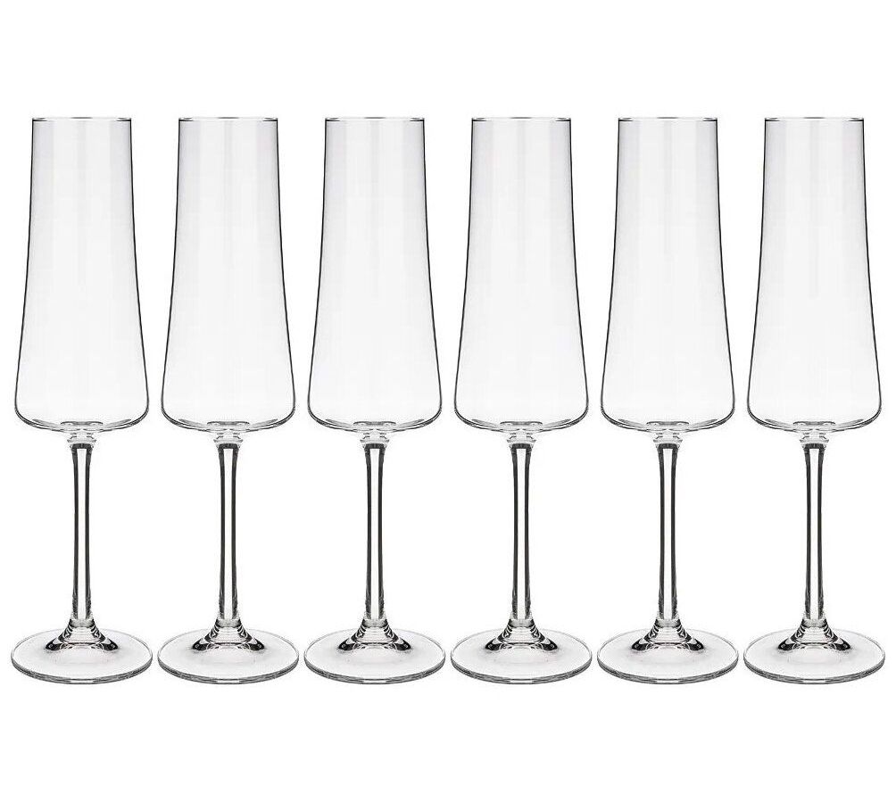 Набор бокалов для шампанского XTRA 6шт 210мл CRYSTALEX CR210104X
Набор бокалов для шампанского XTRA 6шт 210мл CRYSTALEX CR210104X