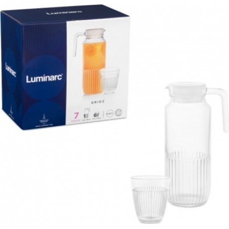 Набор питьевой GRIDZ 7 предметов LUMINARC V2280
Набор питьевой GRIDZ 7 предметов LUMINARC V2280