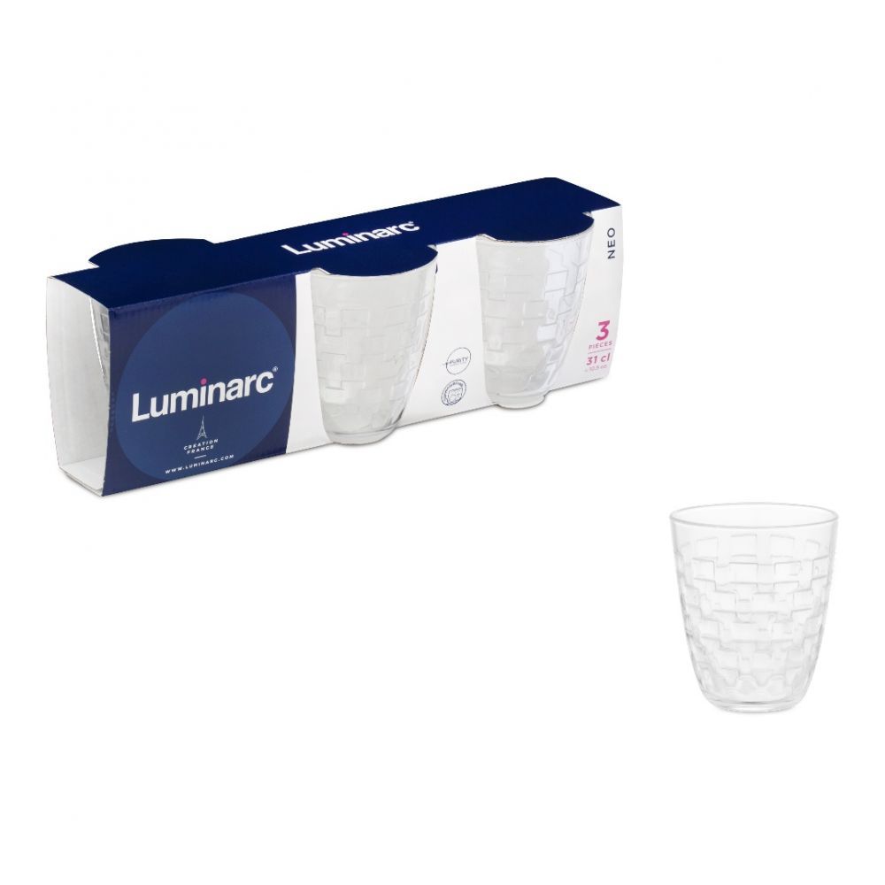 Набор стаканов NEO CHEQS 3шт 310мл LUMINARC V2283
Набор стаканов NEO CHEQS 3шт 310мл LUMINARC V2283