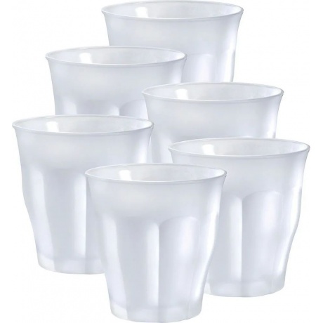 Набор стаканов французских PICARDIE матовые 6шт 250мл DURALEX 1027SR06A11SG
Набор стаканов французских PICARDIE матовые 6шт 250мл DURALEX 1027SR06A11SG