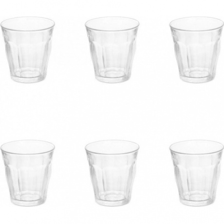 Набор стаканов французских PICARDIE прозрачные 6шт 310мл DURALEX 1028AB06A0111
Набор стаканов французских PICARDIE прозрачные 6шт 310мл DURALEX 1028AB06A0111