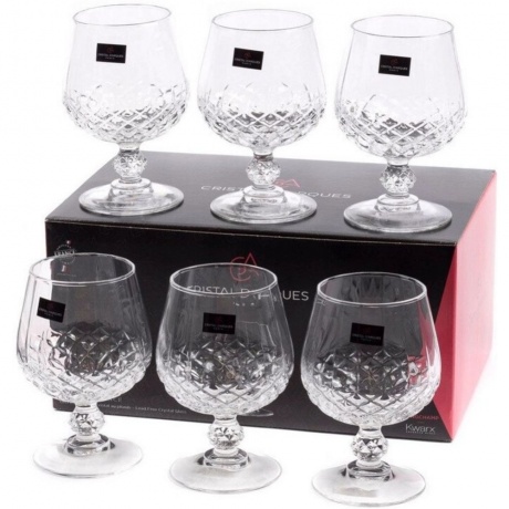 Набор фужеров (бокалов) Cristal d'Arques для бренди ЛОНГШАМП 320мл 6шт, Прозрачный
Набор фужеров (бокалов) Cristal d'Arques для бренди ЛОНГШАМП 320мл 6шт, Прозрачный