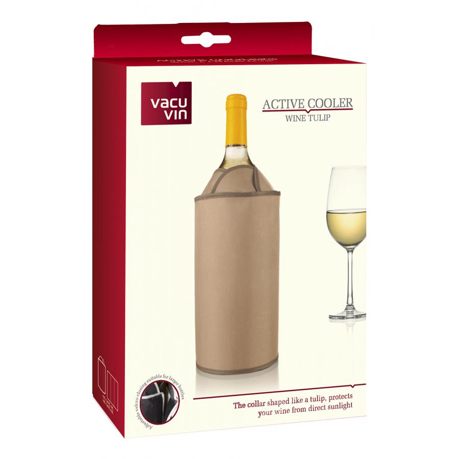 Охладительная рубашка для вина VACU VIN Тюльпан, коричневая
Охладительная рубашка для вина VACU VIN Тюльпан, коричневая