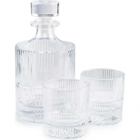 Набор из 3-х предметов GLASSERIE DANDY (штоф 1л+2 стакана для виски 290мл)
Набор из 3-х предметов GLASSERIE DANDY (штоф 1л+2 стакана для виски 290мл)