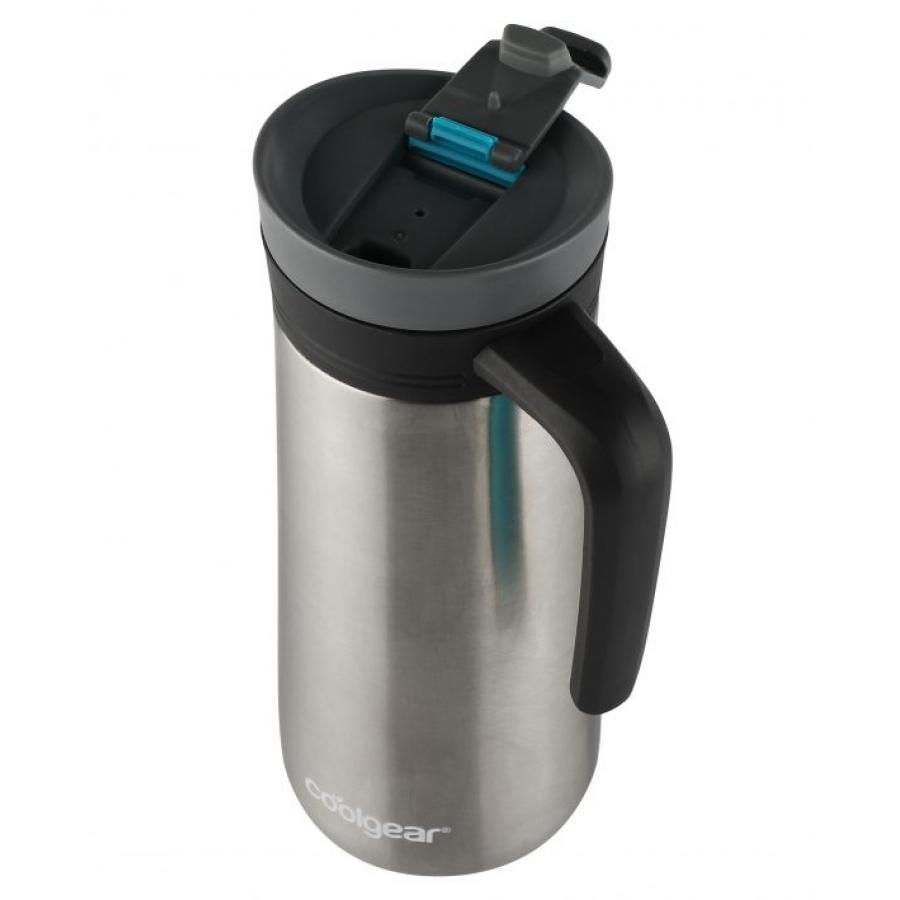 Кружка-термос с вакуумной изоляцией из нержавеющей стали COOL GEAR «Java» 429 мл с ручкой Blue
Кружка-термос с вакуумной изоляцией из нержавеющей стали COOL GEAR «Java» 429 мл с ручкой Blue