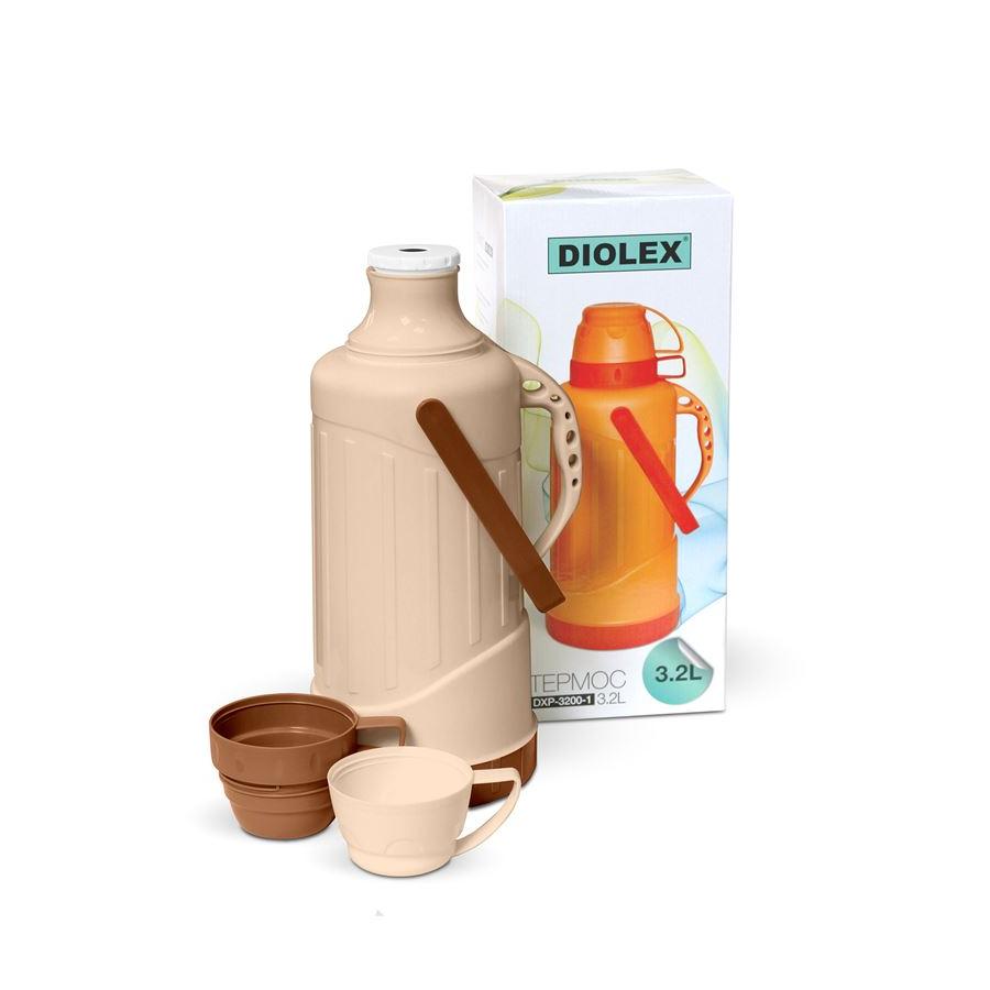 Термос Diolex DXP-3200-1, 3,2л, пластиковый со стеклянной колбой
Термос Diolex DXP-3200-1, 3,2л, пластиковый со стеклянной колбой