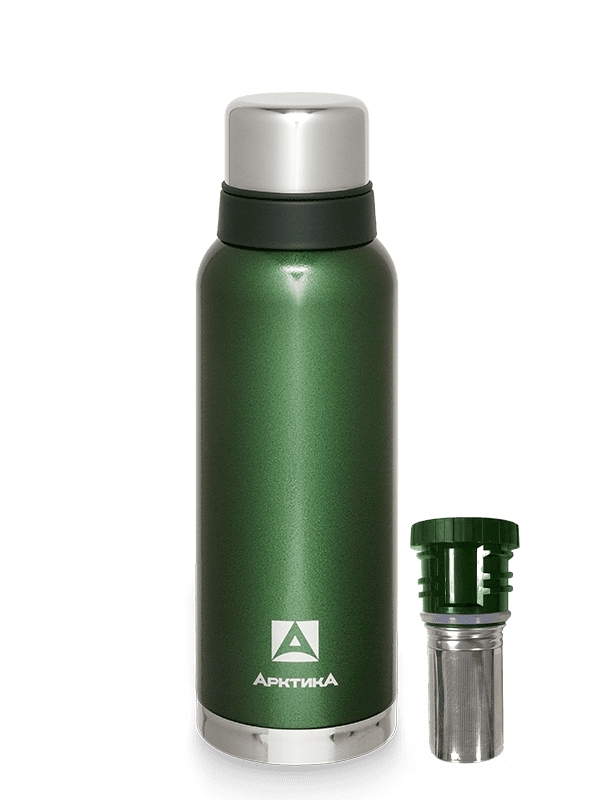 Термос Арктика 106-1200С зелёный с ситечком 1,2л
Термос Арктика 106-1200С зелёный с ситечком 1,2л