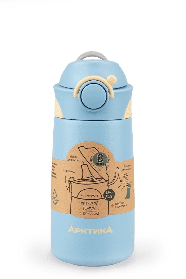 Термос детский питьевой Арктика 390 мл, 711-390-3 небо
Термос детский питьевой Арктика 390 мл, 711-390-3 небо