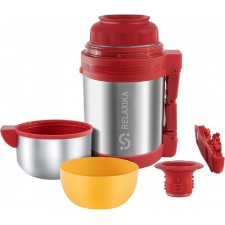 Термос универсальный (для еды и напитков) Relaxika 201 (0,8 литра), стальной
Термос универсальный (для еды и напитков) Relaxika 201 (0,8 литра), стальной