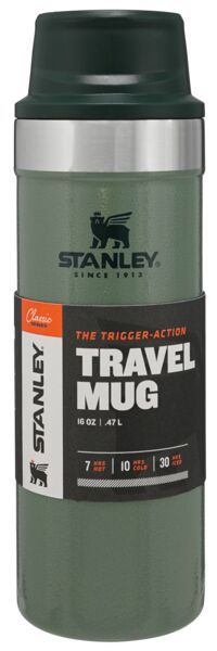 Термокружка Stanley Classic One hand 2.0 (0,47 литра), зеленая
Термокружка Stanley Classic One hand 2.0 (0,47 литра), зеленая