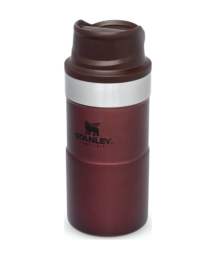 Термокружка Stanley Classic Trigger Action One hand (0,25 литра), бордовая
Термокружка Stanley Classic Trigger Action One hand (0,25 литра), бордовая