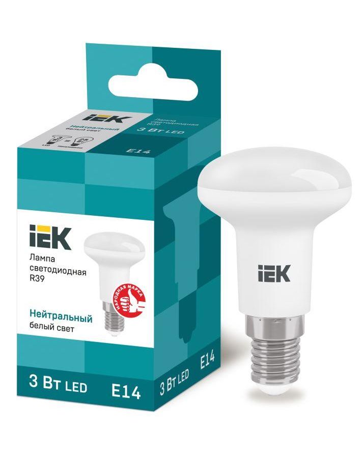 Лампа светодиодная ECO R39 3Вт 4000К бел. E14 270лм 230-240В ИЭК LLE-R39-3-230-40-E14, Белый
Лампа светодиодная ECO R39 3Вт 4000К бел. E14 270лм 230-240В ИЭК LLE-R39-3-230-40-E14, Белый