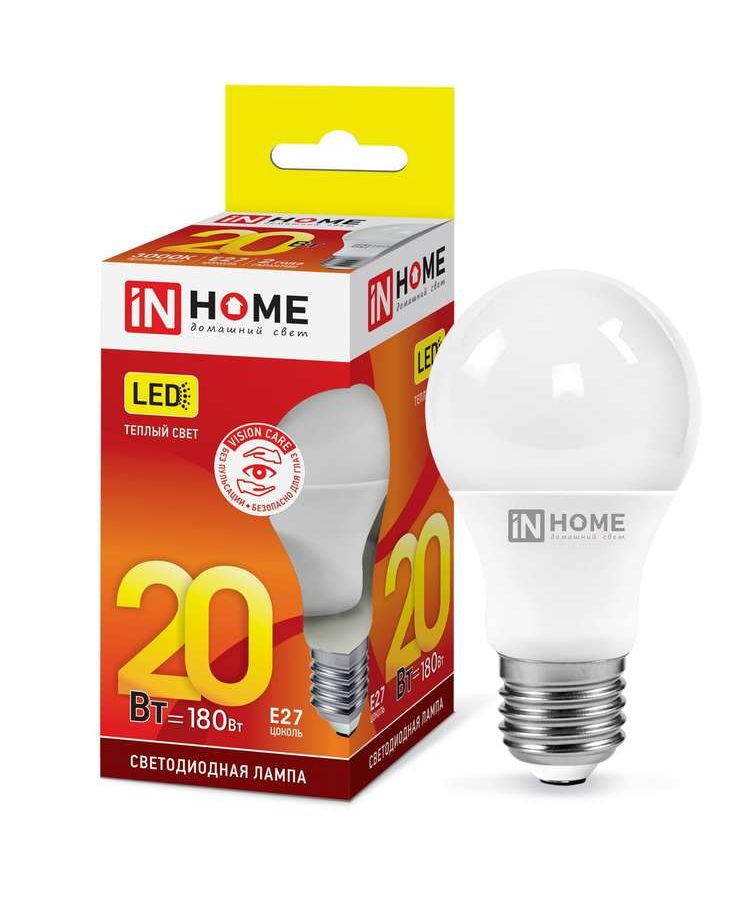 Лампа светодиодная LED-A60-VC 20Вт 230В E27 3000К 1800лм IN HOME 4690612020297
Лампа светодиодная LED-A60-VC 20Вт 230В E27 3000К 1800лм IN HOME 4690612020297