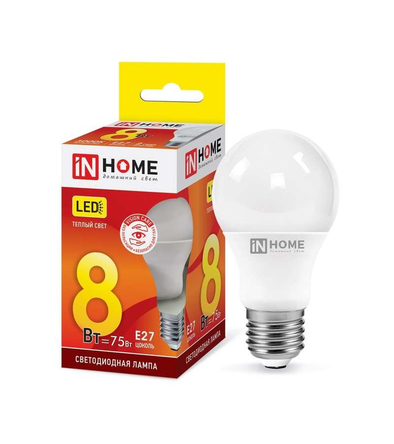Лампа светодиодная LED-A60-VC 8Вт 230В E27 3000К 720Лм IN HOME 4690612024004
Лампа светодиодная LED-A60-VC 8Вт 230В E27 3000К 720Лм IN HOME 4690612024004