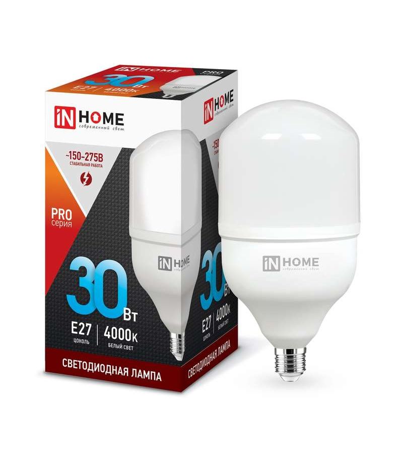 Лампа светодиодная LED-HP-PRO 30Вт 230В 4000К E27 2700лм IN HOME 4690612031071
Лампа светодиодная LED-HP-PRO 30Вт 230В 4000К E27 2700лм IN HOME 4690612031071