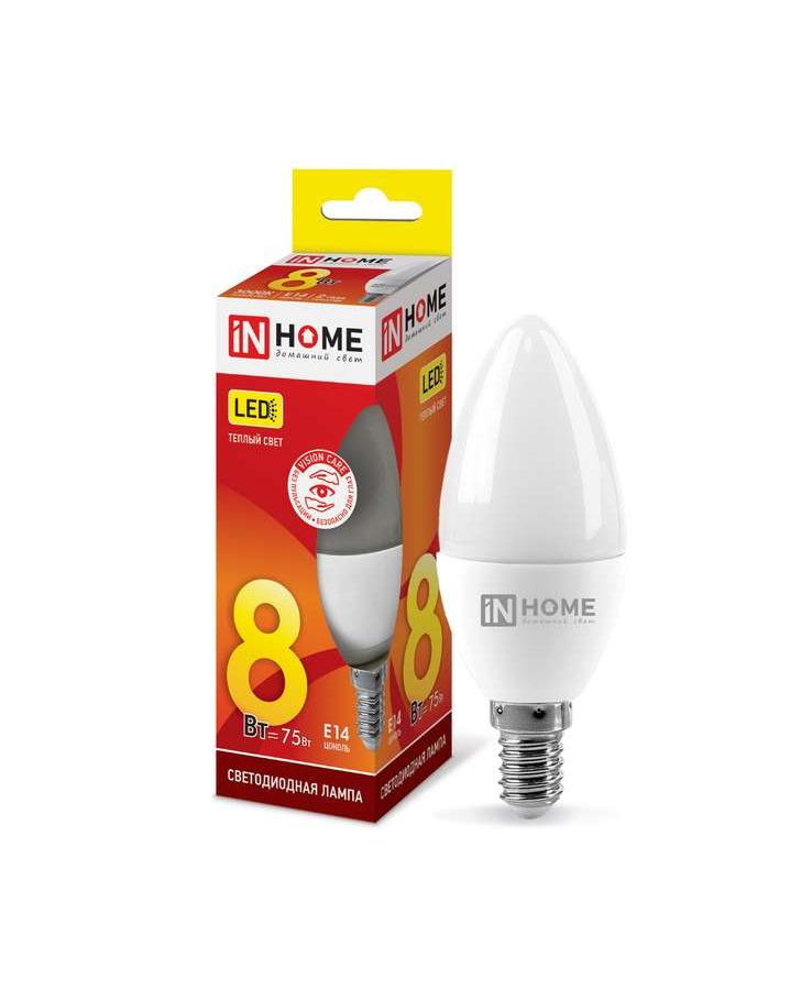 Лампа светодиодная LED-СВЕЧА-VC 8Вт 230В E14 3000К 720лм IN HOME 4690612020426
Лампа светодиодная LED-СВЕЧА-VC 8Вт 230В E14 3000К 720лм IN HOME 4690612020426