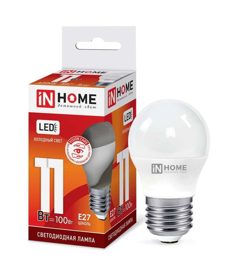 Лампа светодиодная LED-ШАР-VC 11Вт 230В E27 6500К 990лм IN HOME 4690612024943
Лампа светодиодная LED-ШАР-VC 11Вт 230В E27 6500К 990лм IN HOME 4690612024943