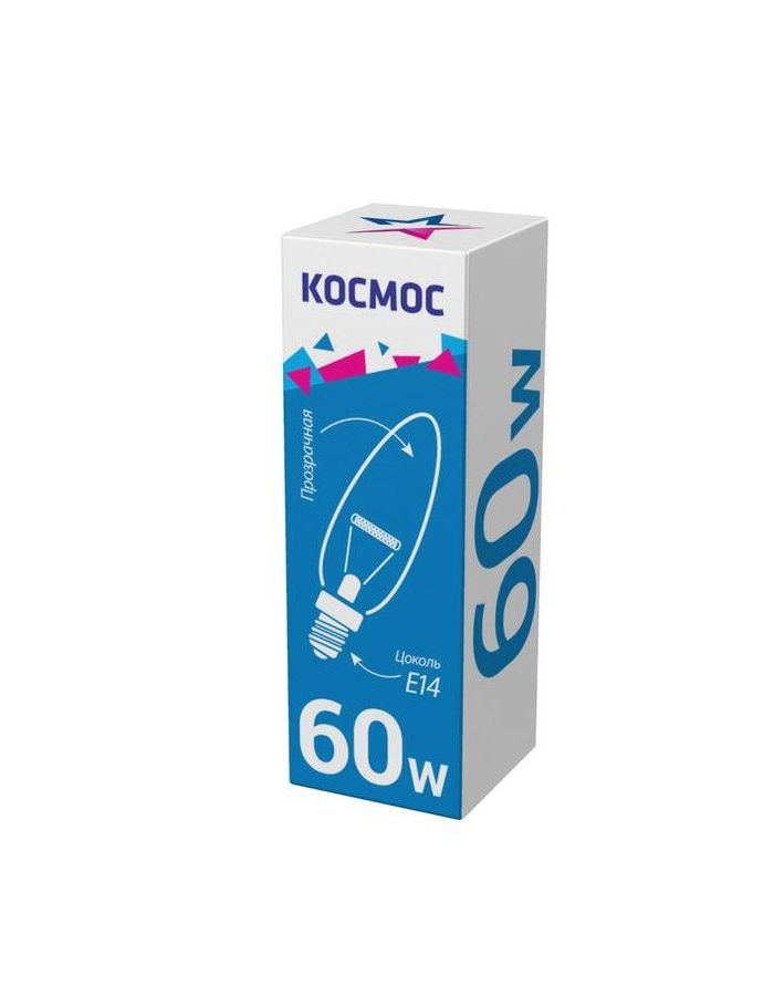 Лампа накаливания Свеча 60Вт E14 прозр. Космос LKsmSCnCL60E14v2, Желтый
Лампа накаливания Свеча 60Вт E14 прозр. Космос LKsmSCnCL60E14v2, Желтый
