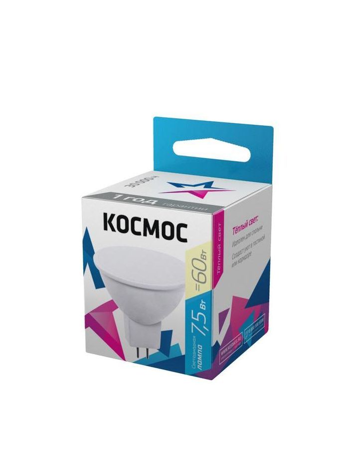 Лампа светодиодная JCDR 7.5Вт 220В GU5.3 3000К Космос LkecLED7.5wJCDRC30
Лампа светодиодная JCDR 7.5Вт 220В GU5.3 3000К Космос LkecLED7.5wJCDRC30