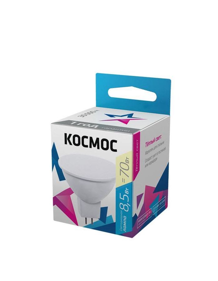 Лампа светодиодная JCDR 8.5Вт 220В GU5.3 3000К Космос LkecLED8.5wJCDRC30
Лампа светодиодная JCDR 8.5Вт 220В GU5.3 3000К Космос LkecLED8.5wJCDRC30