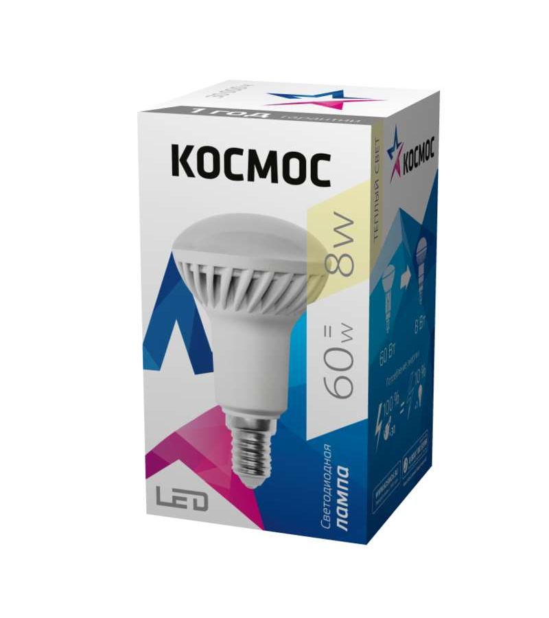 Лампа светодиодная R50 8Вт 220В E14 3000К Космос Lksm_LED8wR50E1430
Лампа светодиодная R50 8Вт 220В E14 3000К Космос Lksm_LED8wR50E1430